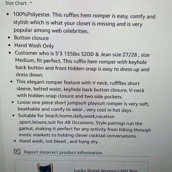 Reoria Tropical Print romper - Picture 7 of 8